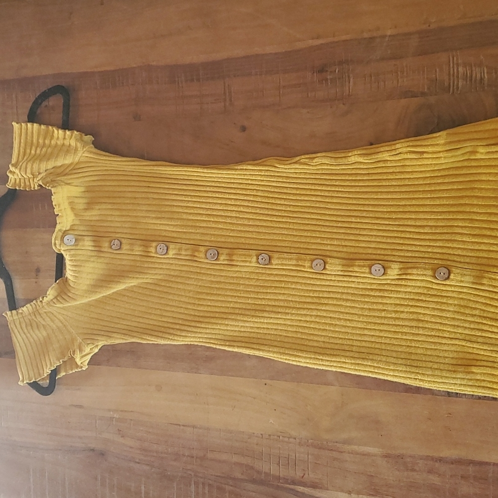 Mustard dress